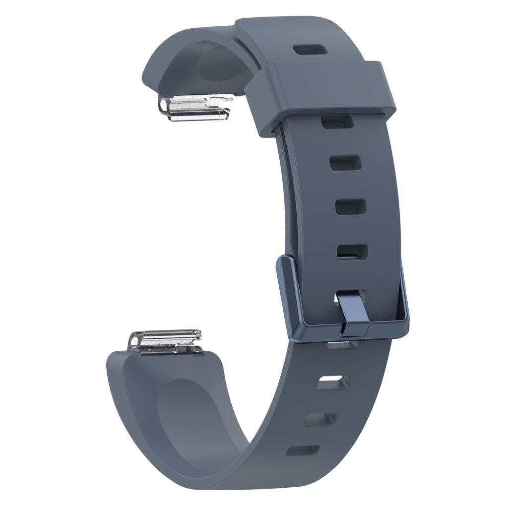 Fortrinligt Fitbit Inspire Silikone Rem - Sølv#serie_3