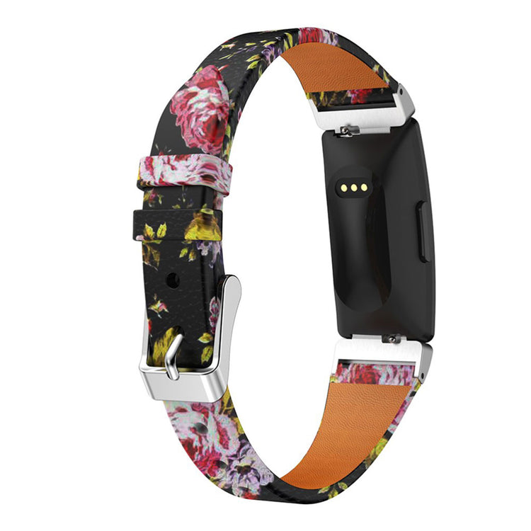 Helt vildt rart Fitbit Inspire Ægte læder Rem - Flerfarvet#serie_4