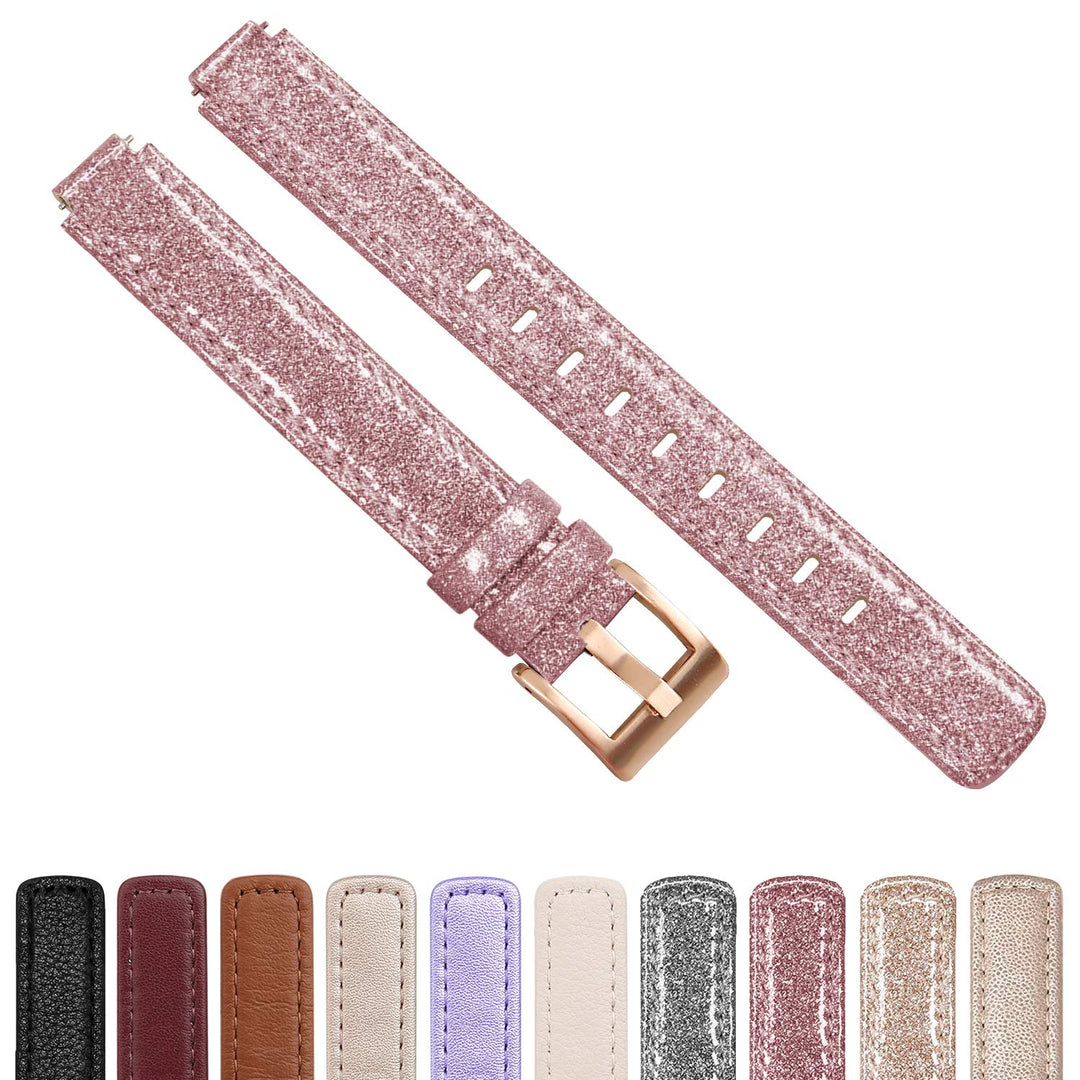 Helt vildt slidstærk Fitbit Inspire Ægte læder Rem - Pink#serie_7