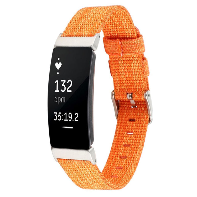 Super fantastisk Fitbit Inspire Nylon Rem - Orange#serie_5
