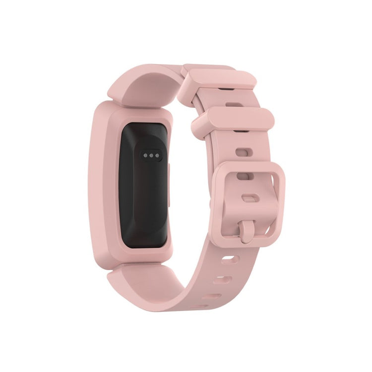 Rigtigt hårdfør Fitbit Inspire Silikone Rem - Pink#serie_4