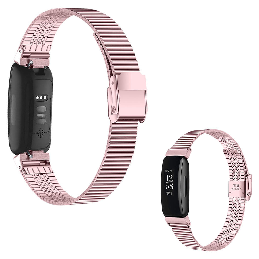 Meget pænt Fitbit Inspire Metal Rem - Pink#serie_3