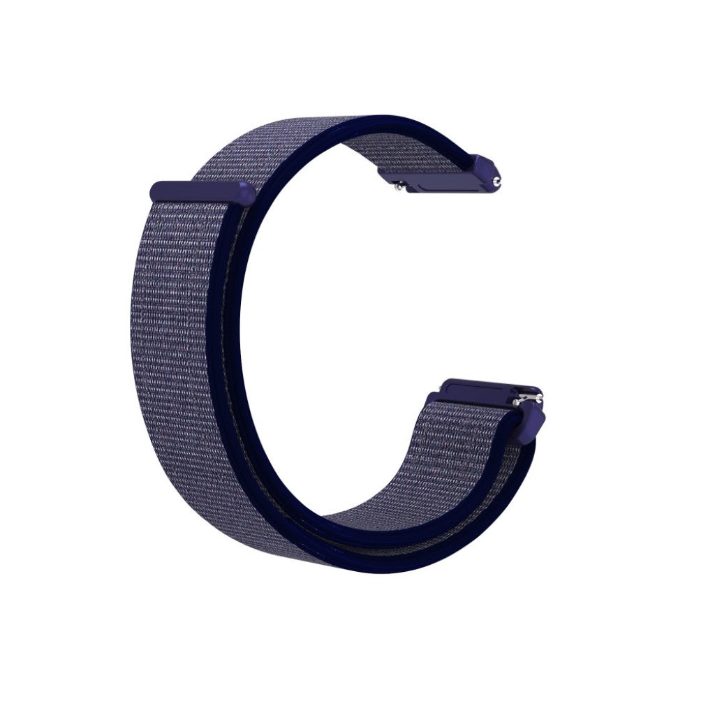 Rigtigt pænt Fitbit Versa Lite Nylon Rem - Blå#serie_9