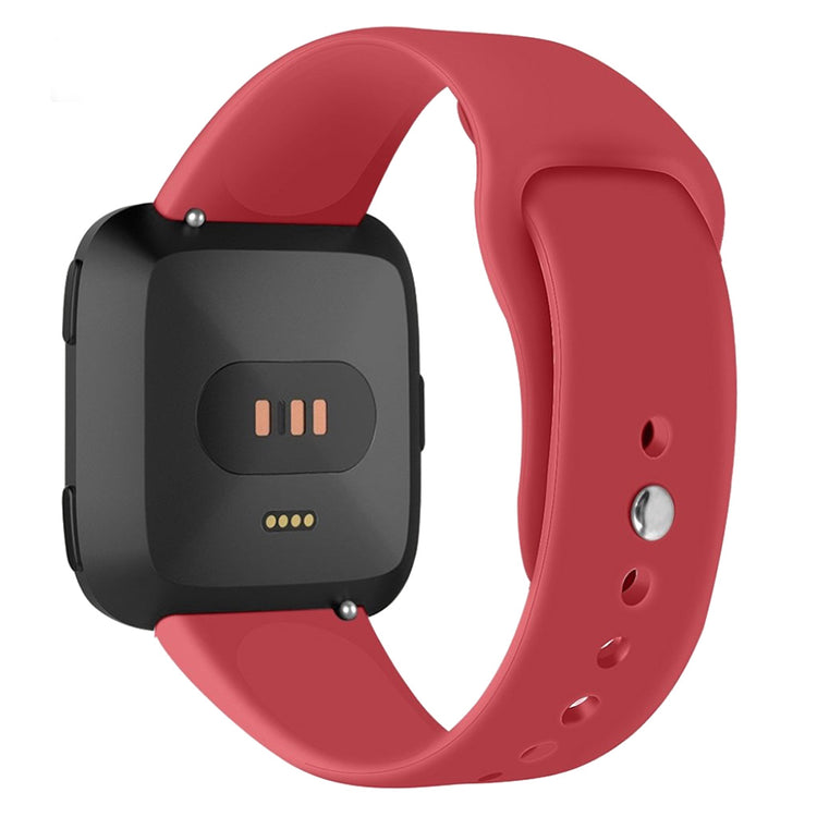 Helt vildt sejt Fitbit Versa Lite Silikone Rem - Rød#serie_4