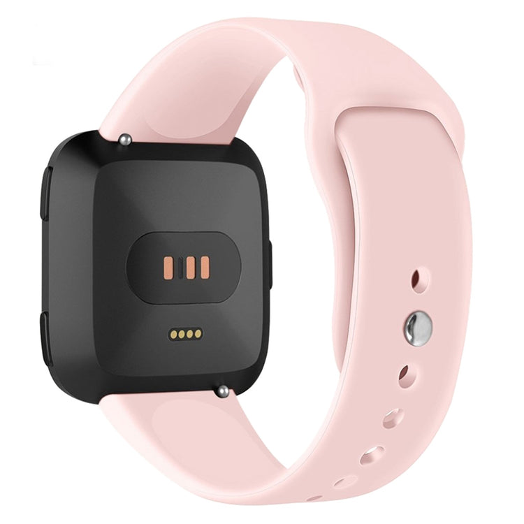 Helt vildt sejt Fitbit Versa Lite Silikone Rem - Pink#serie_5