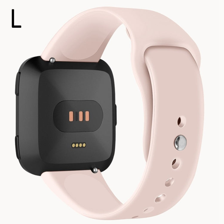 Helt vildt sejt Fitbit Versa Lite Silikone Rem - Pink#serie_6