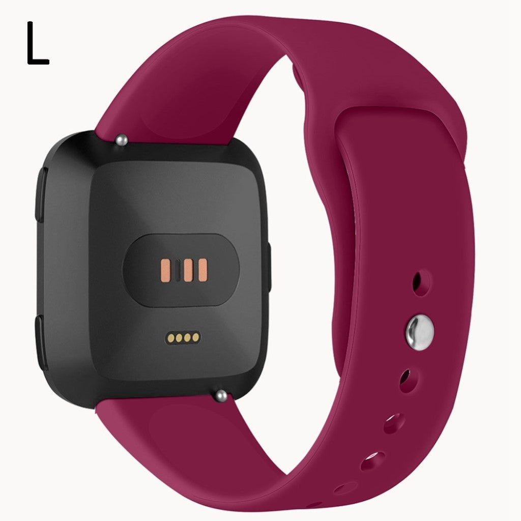 Helt vildt sejt Fitbit Versa Lite Silikone Rem - Rød#serie_8