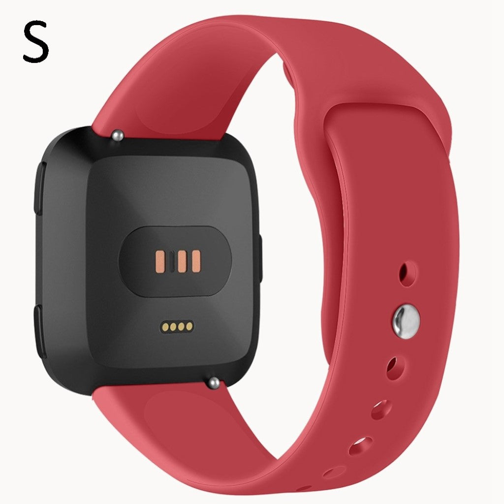 Udsøgt Fitbit Versa Lite Silikone Rem - Rød#serie_4