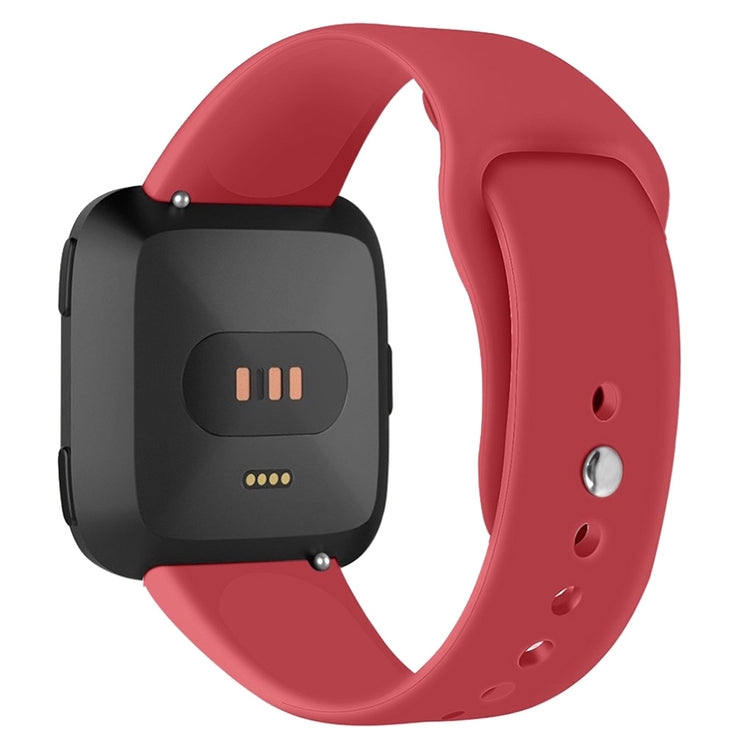 Udsøgt Fitbit Versa Lite Silikone Rem - Rød#serie_4