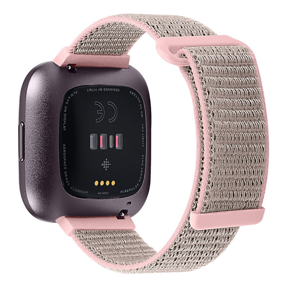 Pink Fitbit Versa Lite Stof Urrem#serie_7