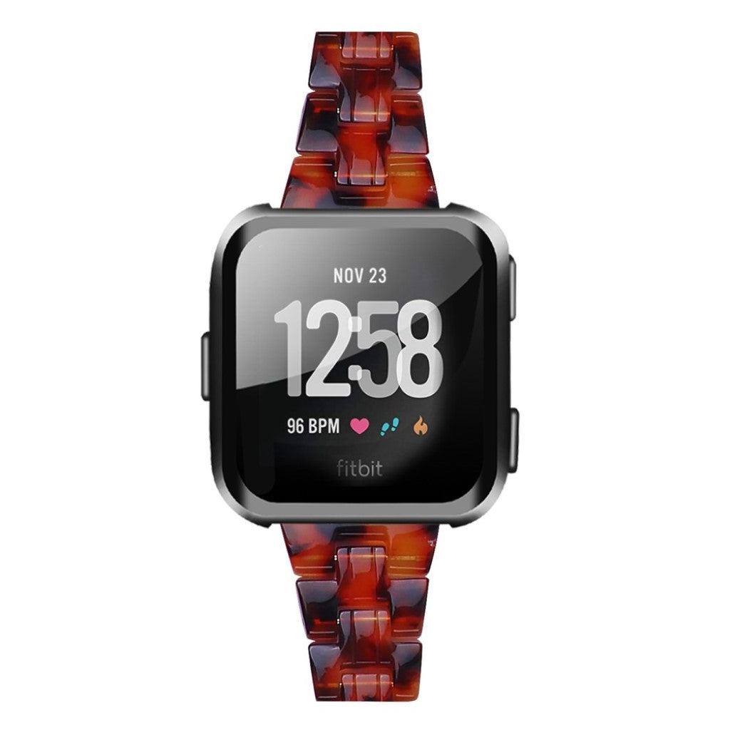 Vildt elegant Fitbit Versa 2 / Fitbit Versa Lite  Rem - Brun#serie_4