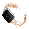 Mega Cool Metal Og Rhinsten Universal Rem passer til Fitbit Smartwatch