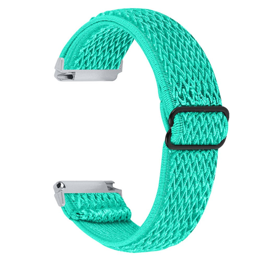Stilfuld Fitbit Versa 2 / Fitbit Versa Lite Nylon Rem - Grøn#serie_14