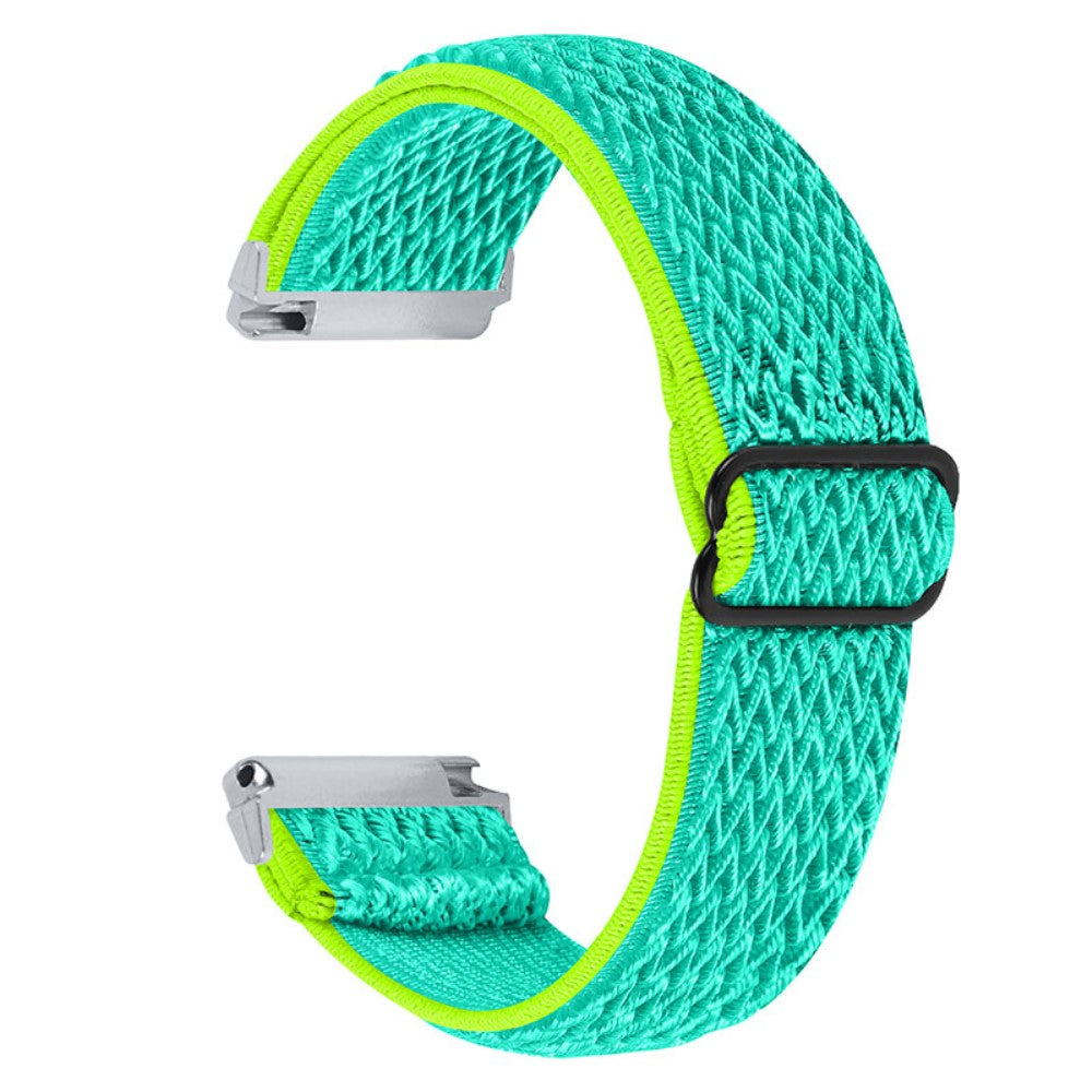 Stilfuld Fitbit Versa 2 / Fitbit Versa Lite Nylon Rem - Grøn#serie_6