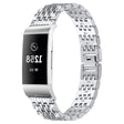 Metal Og Rhinsten Universal Rem passer til Fitbit Charge 4 / Fitbit Charge 3