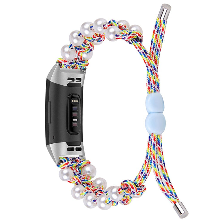 Super flot Fitbit Charge 4 / Fitbit Charge 3 Nylon Rem - Flerfarvet#serie_1