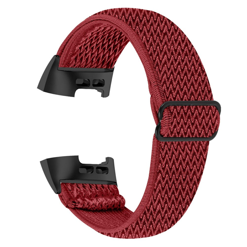 Meget elegant Fitbit Charge 4 / Fitbit Charge 3  Rem - Rød#serie_2