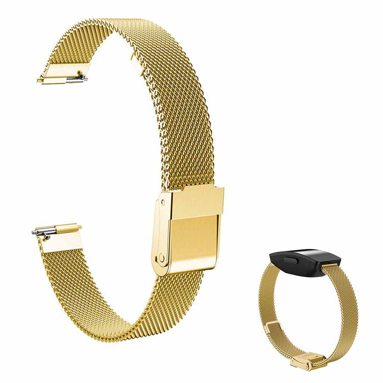 Vildt nydelig Fitbit Ace 2 / Fitbit Inspire Metal Rem - Guld#serie_3