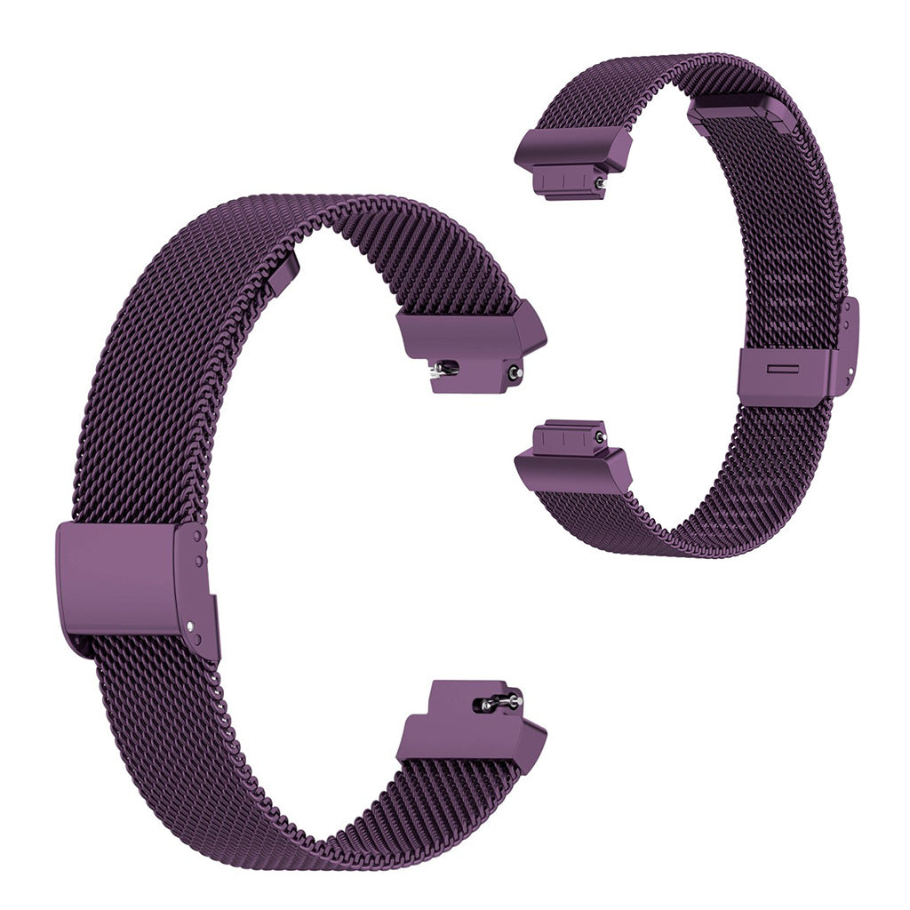 Helt vildt rart Fitbit Ace 2 / Fitbit Inspire Metal Rem - Størrelse: L - Lilla#serie_7