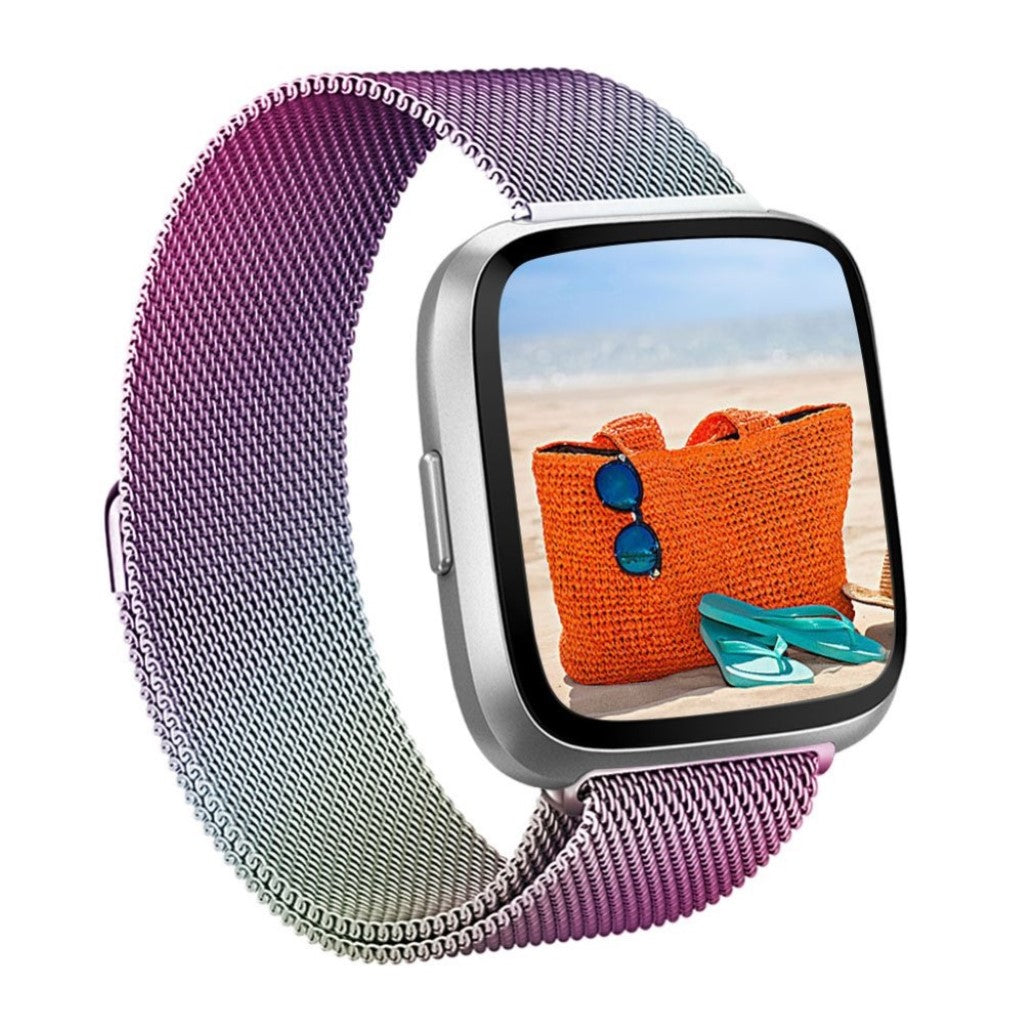 Meget pænt Fitbit Versa 3 / Fitbit Sense Metal Rem - Flerfarvet#serie_2