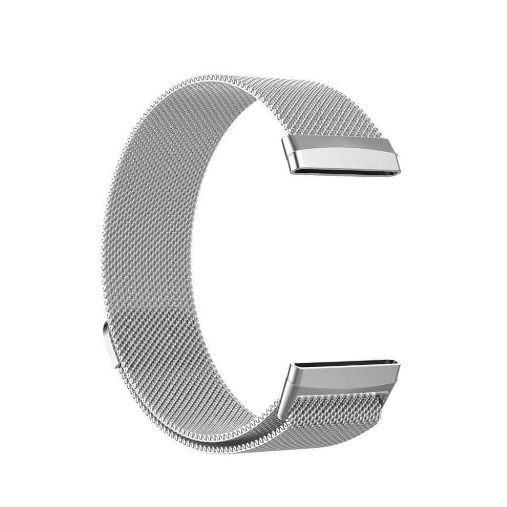 Super fint Fitbit Versa 3 / Fitbit Sense Metal Rem - Størrelse: S - Sølv#serie_3
