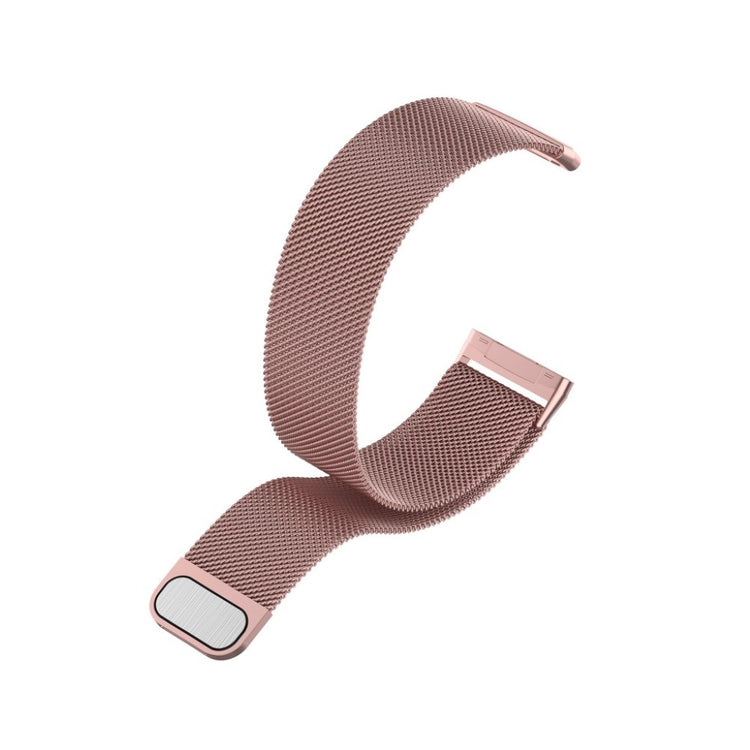 Super fint Fitbit Versa 3 / Fitbit Sense Metal Rem - Størrelse: S - Pink#serie_5