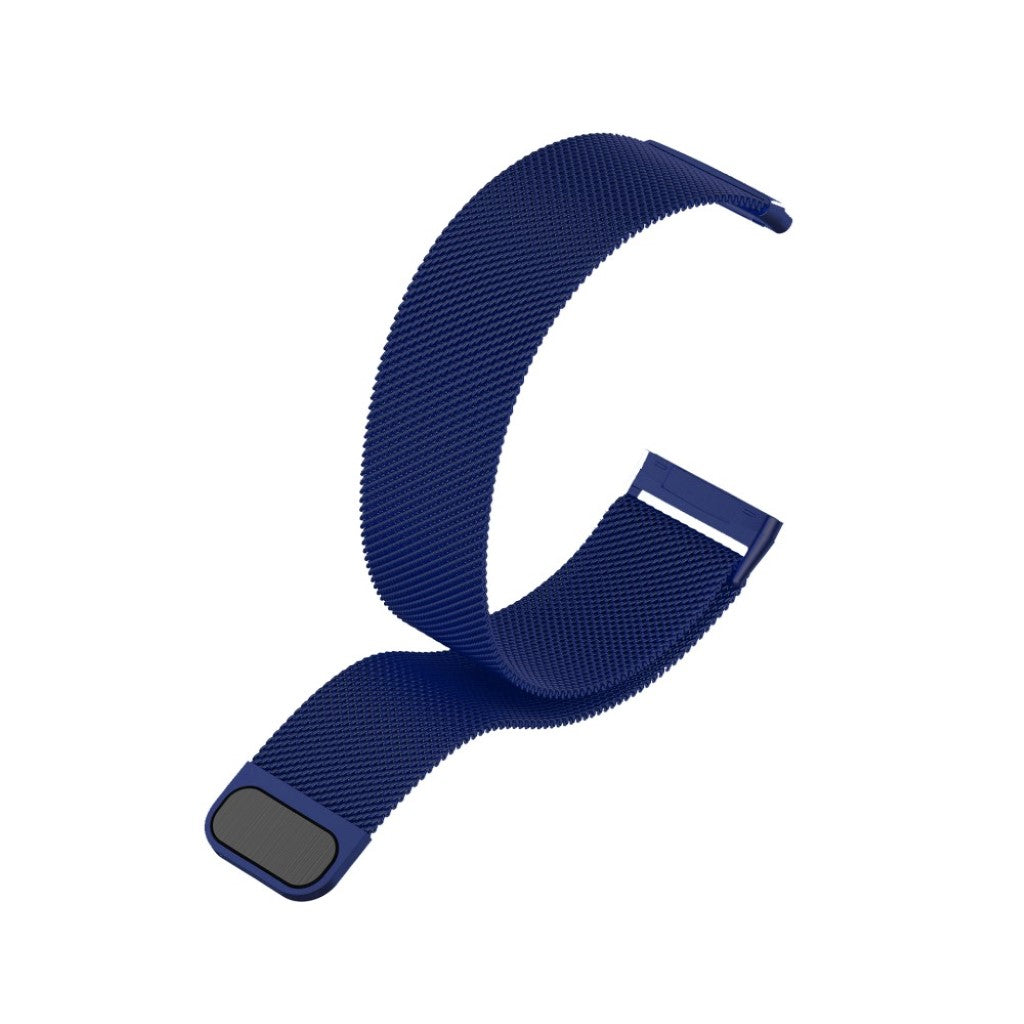 Super fint Fitbit Versa 3 / Fitbit Sense Metal Rem - Størrelse: S - Blå#serie_7