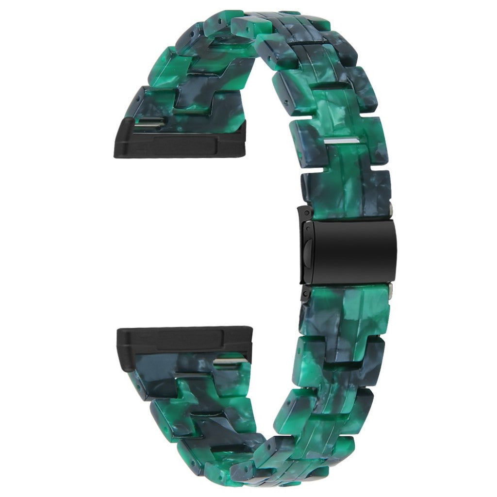 Vildt fint Fitbit Versa 3 / Fitbit Sense  Rem - Grøn#serie_11