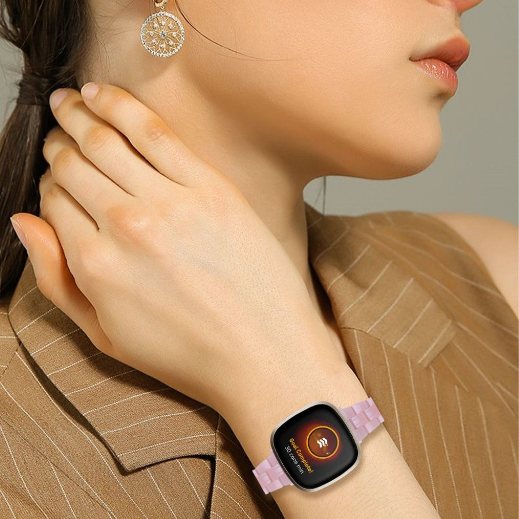 Vildt fint Fitbit Versa 3 / Fitbit Sense  Rem - Pink#serie_6