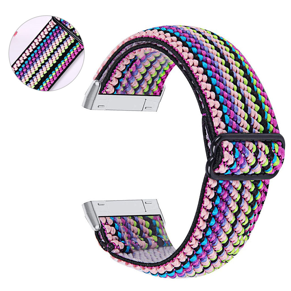 Mega smuk Fitbit Versa 3 Nylon Rem - Flerfarvet#serie_11