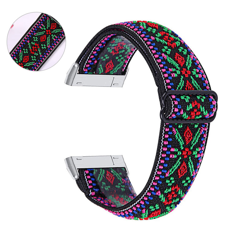 Mega smuk Fitbit Versa 3 Nylon Rem - Flerfarvet#serie_18