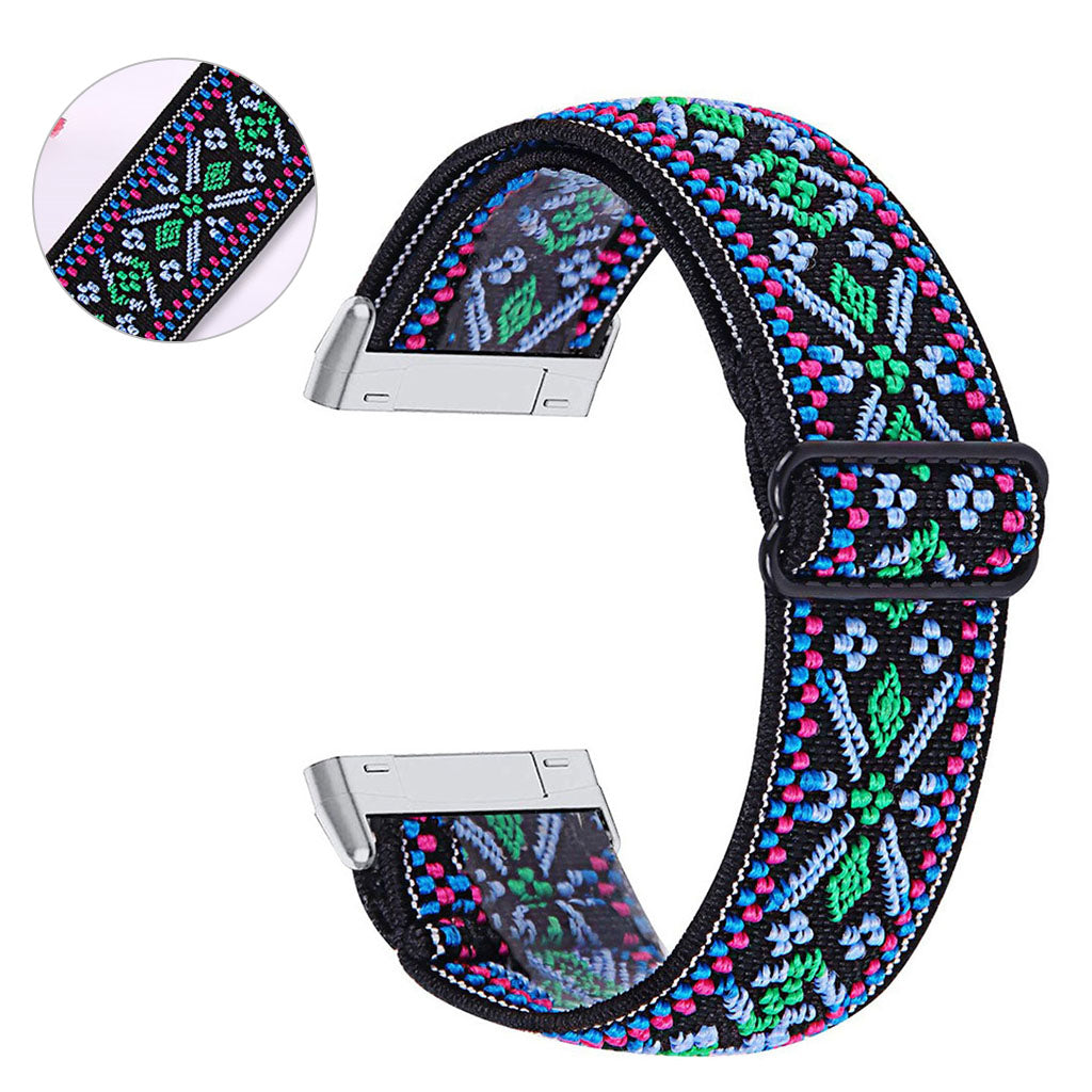 Mega smuk Fitbit Versa 3 Nylon Rem - Flerfarvet#serie_20