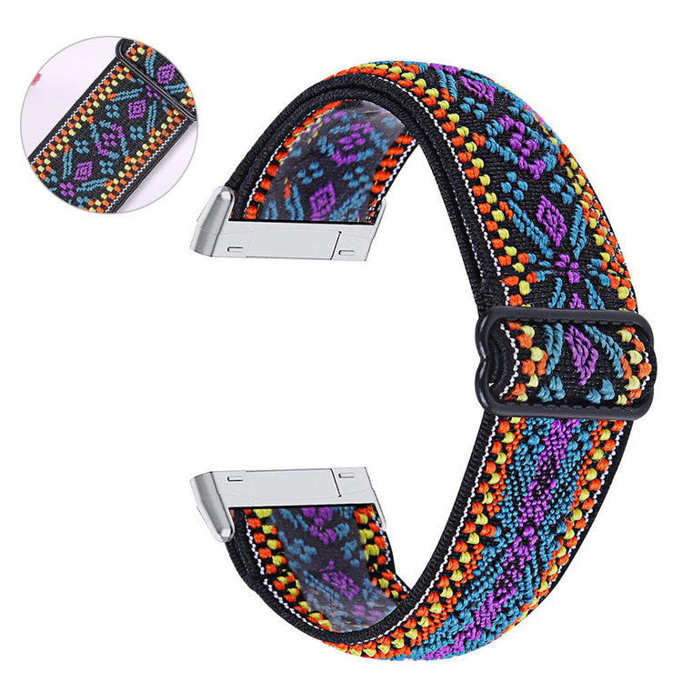 Mega smuk Fitbit Versa 3 Nylon Rem - Flerfarvet#serie_9