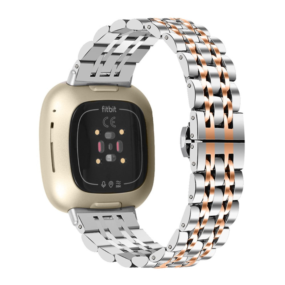 Rigtigt fantastisk Fitbit Versa 3 Metal Rem - Flerfarvet#serie_4