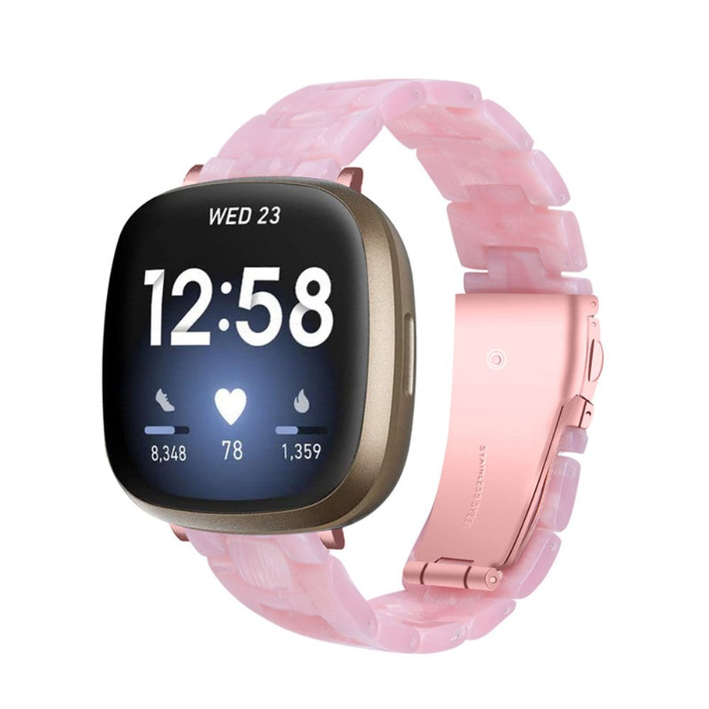 Komfortabel Fitbit Versa 3  Rem - Pink#serie_1