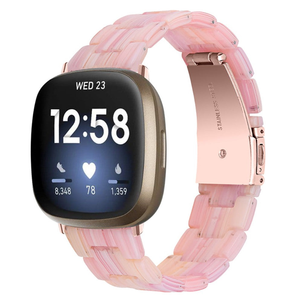 Komfortabel Fitbit Versa 3  Rem - Pink#serie_8