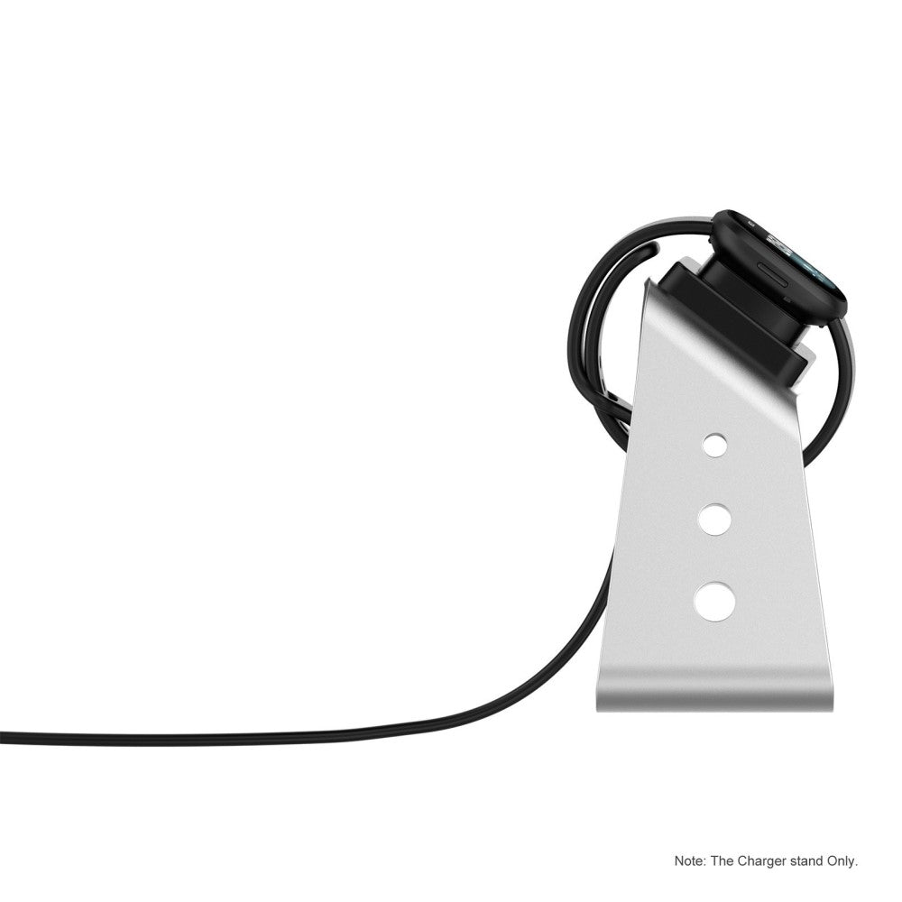 Metal Fitbit Versa 3 USB Opladningskabel - Sølv#serie_2