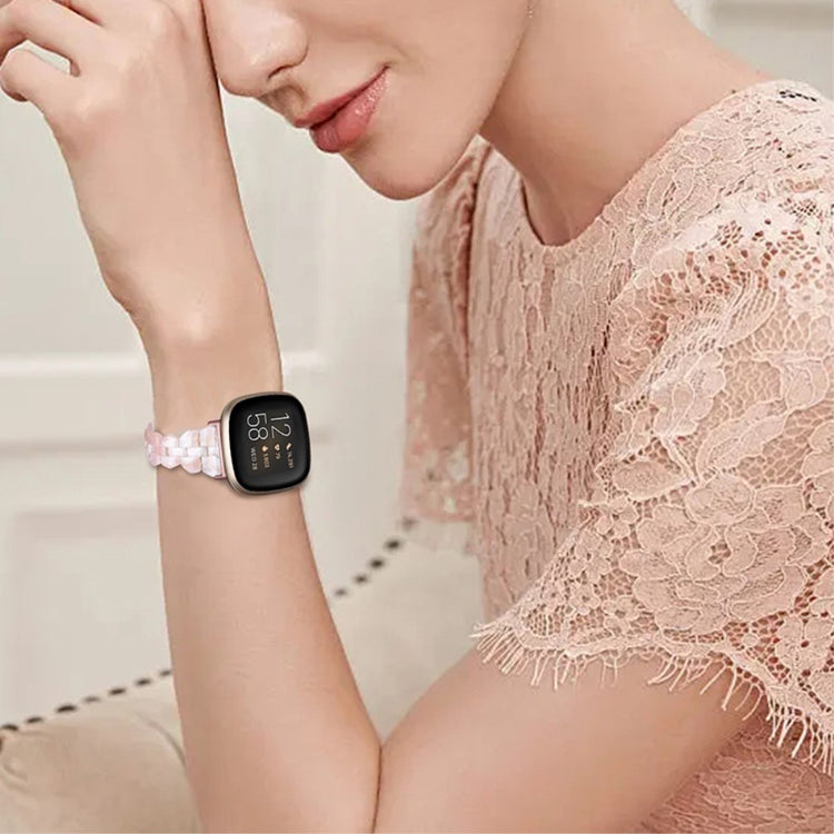 Alle tiders Fitbit Sense / Fitbit Versa 3 Plastik Rem - Pink#serie_3