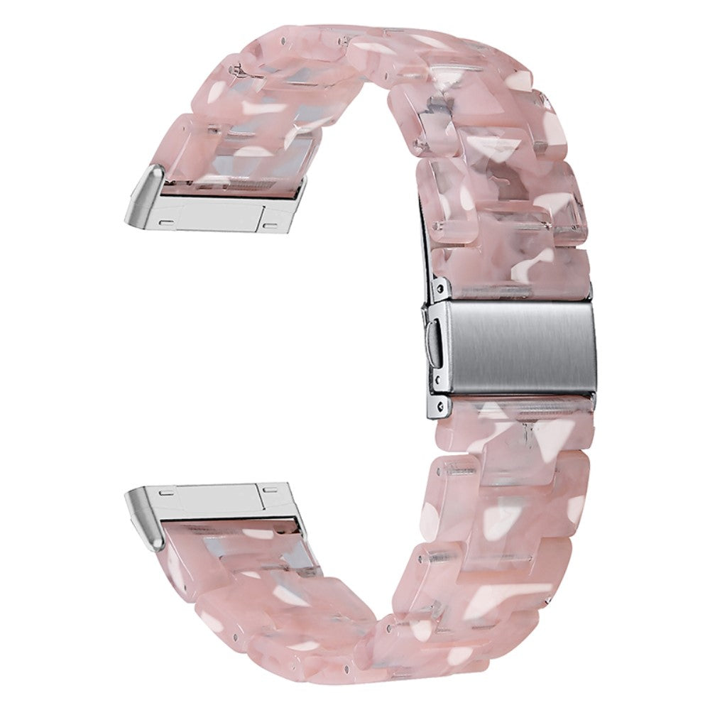 Vildt fed Fitbit Versa 3 Plastik Rem - Pink#serie_9