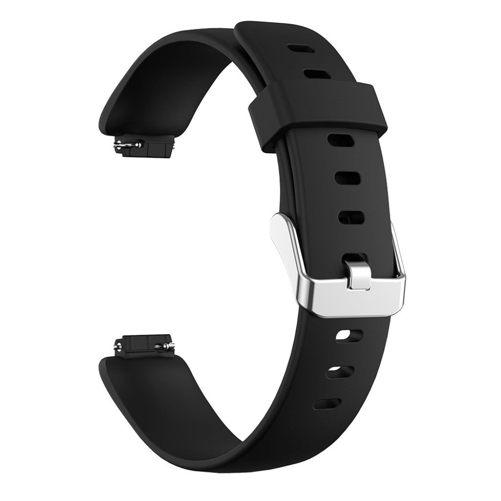 Vildt nydelig Fitbit Inspire 2 Silikone Rem - Størrelse: L - Sort#serie_1