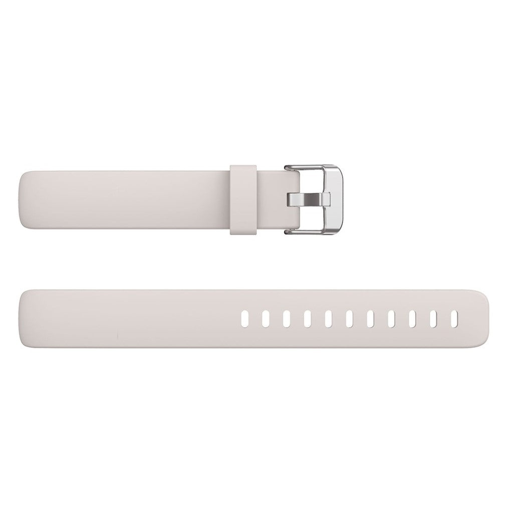 Vildt nydelig Fitbit Inspire 2 Silikone Rem - Størrelse: L - Beige#serie_5