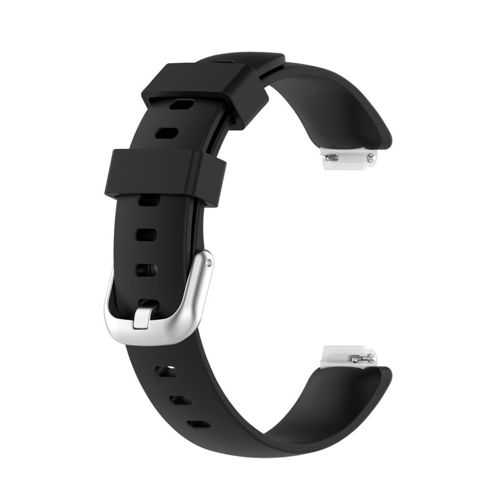 Glimrende Fitbit Inspire 2 Silikone Rem - Størrelse: S - Sort#serie_1