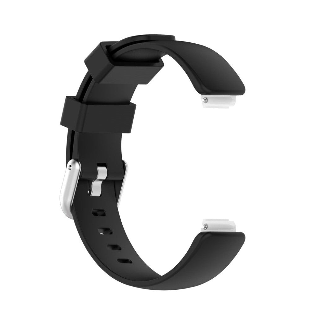 Glimrende Fitbit Inspire 2 Silikone Rem - Størrelse: S - Sort#serie_1