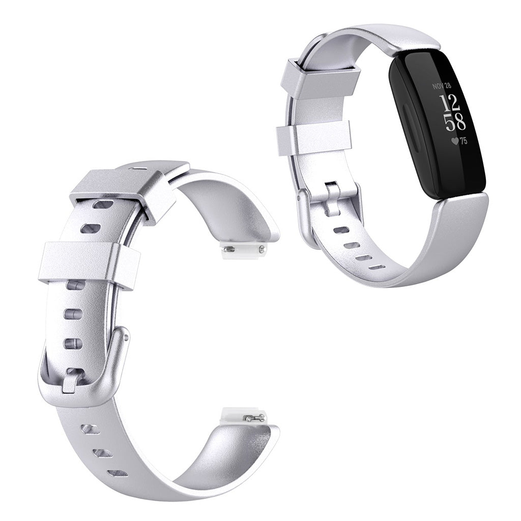 Meget sejt Fitbit Inspire 2 Silikone Rem - Størrelse: S - Sølv#serie_15