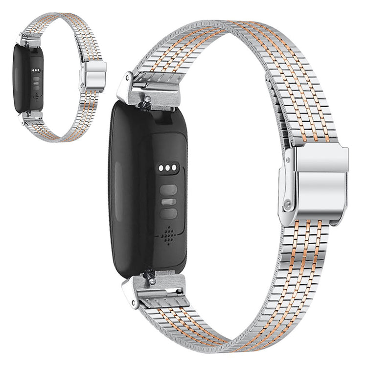Helt vildt rart Fitbit Inspire 2 Metal Rem - Hvid#serie_3