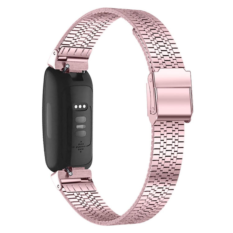 Slidstærk Fitbit Inspire 2 Metal Rem - Pink#serie_5