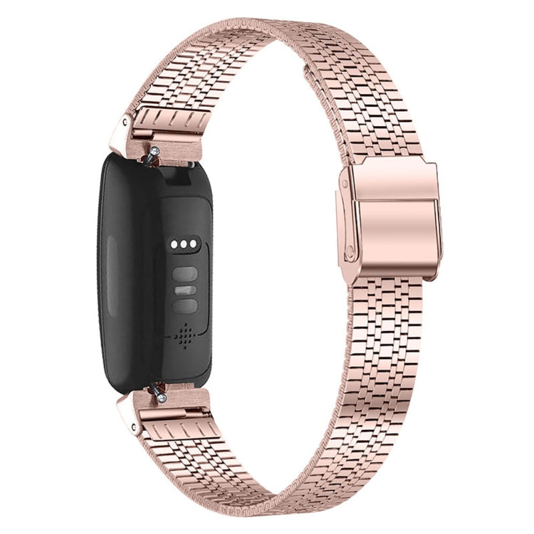 Slidstærk Fitbit Inspire 2 Metal Rem - Pink#serie_7