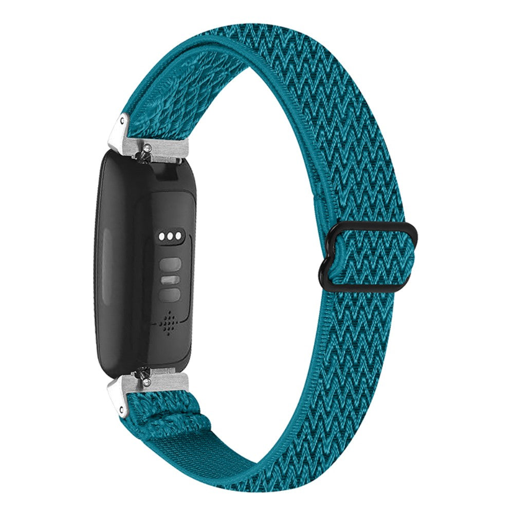 Vildt elegant Fitbit Inspire 2 / Fitbit Ace 2 Nylon Rem - Grøn#serie_10
