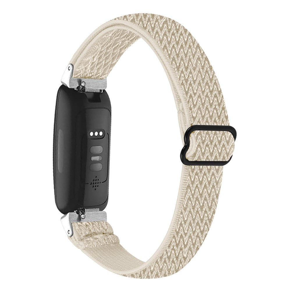 Vildt elegant Fitbit Inspire 2 / Fitbit Ace 2 Nylon Rem - Beige#serie_13