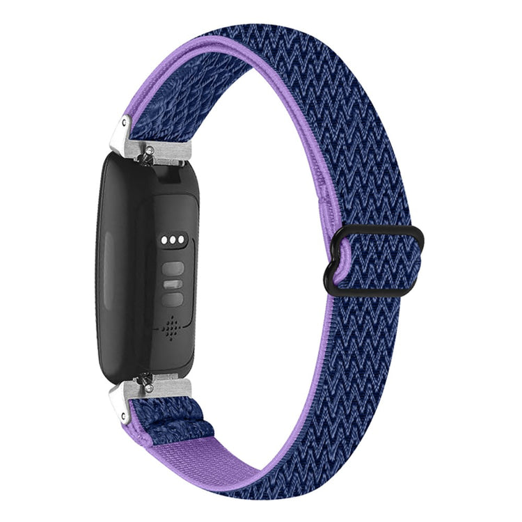 Vildt elegant Fitbit Inspire 2 / Fitbit Ace 2 Nylon Rem - Blå#serie_14